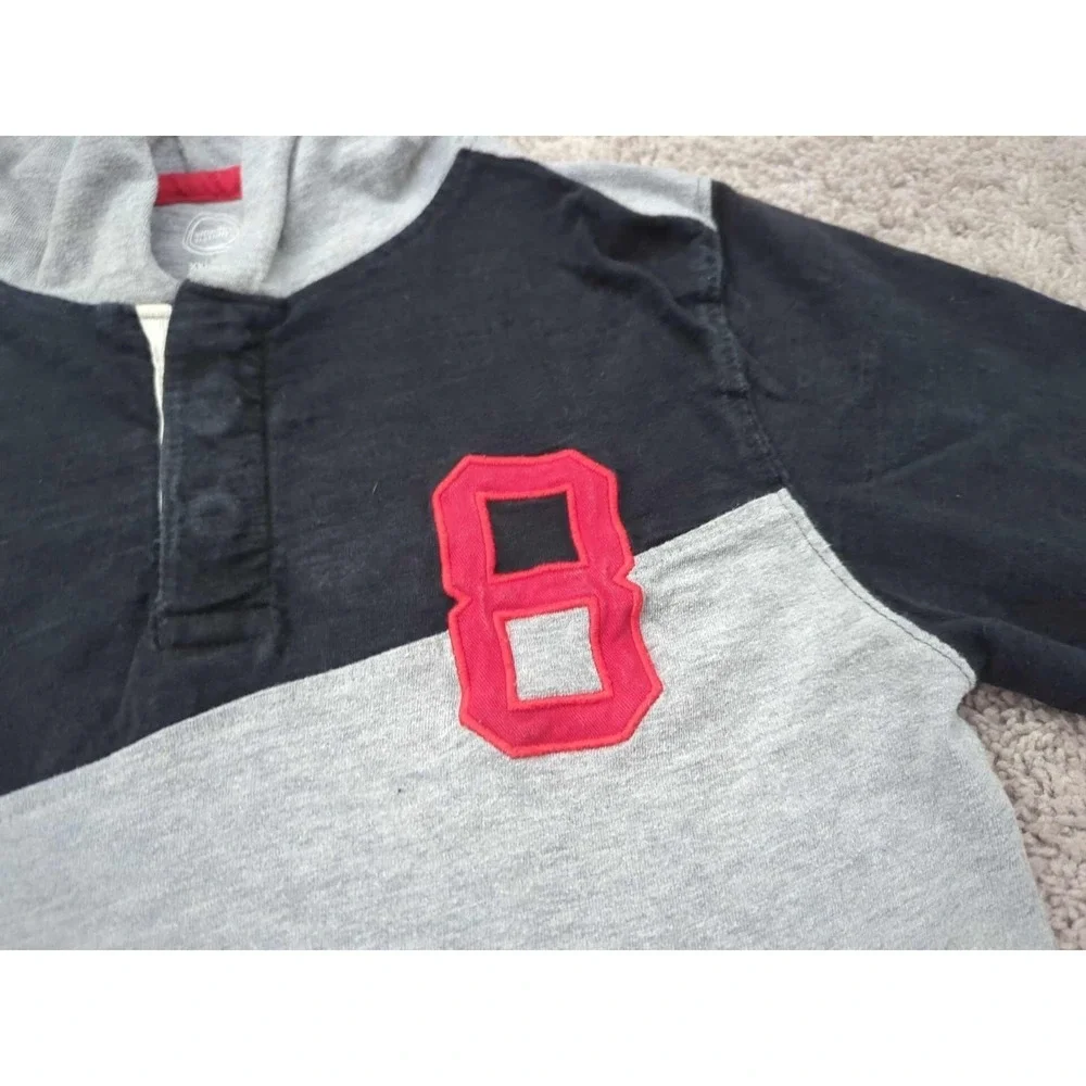Wonder‎ Nation Hoodie Youth Boys XXL 18 Colorblock Long Sleeve 8 Embroidered